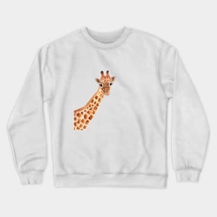 Watercolor Giraffe Crewneck Sweatshirt